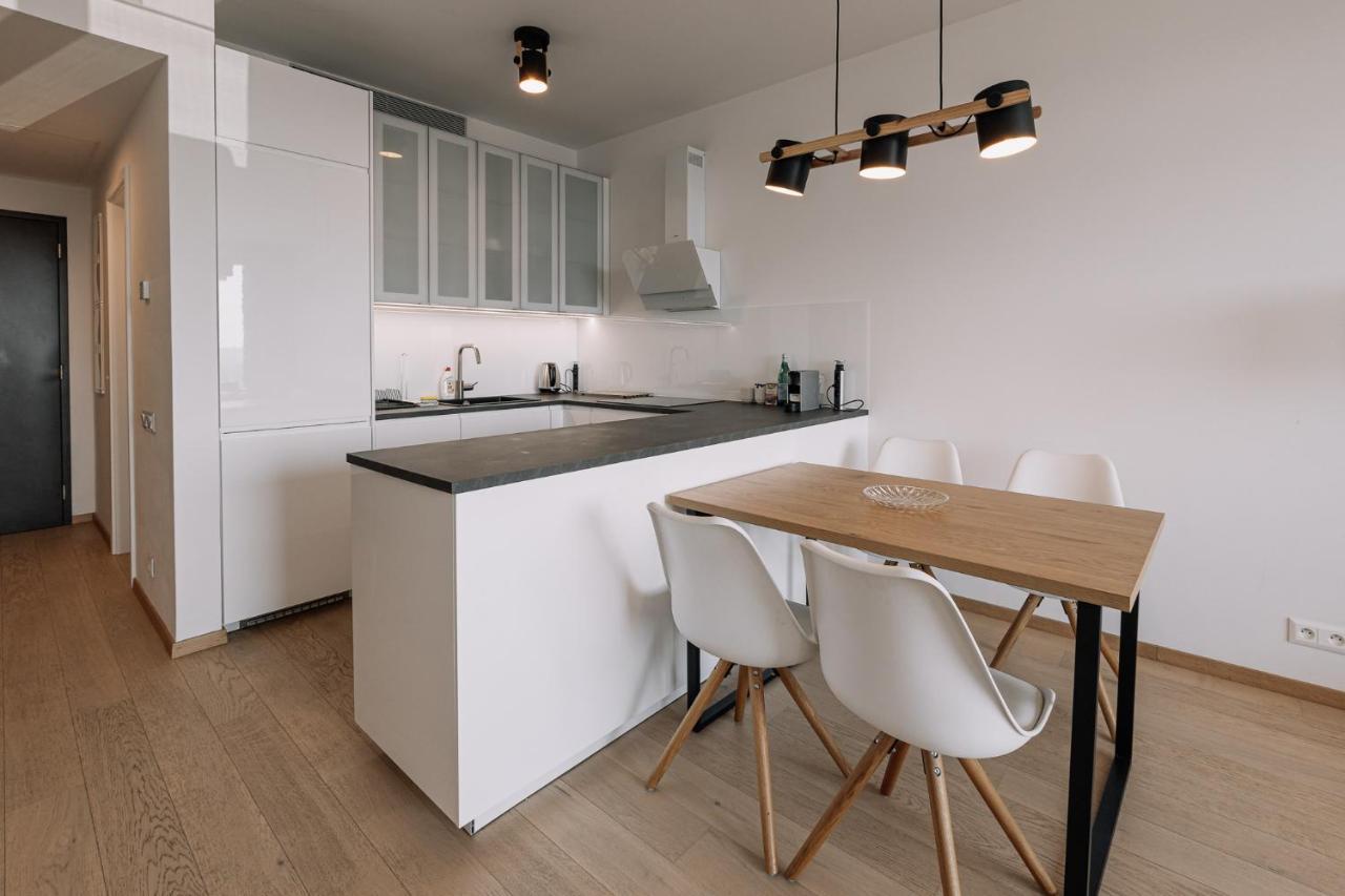 Skau Blue Residence In Sky Park 21 Floor 2 Tower Panoramic View Free Parking 브라티슬라바 외부 사진